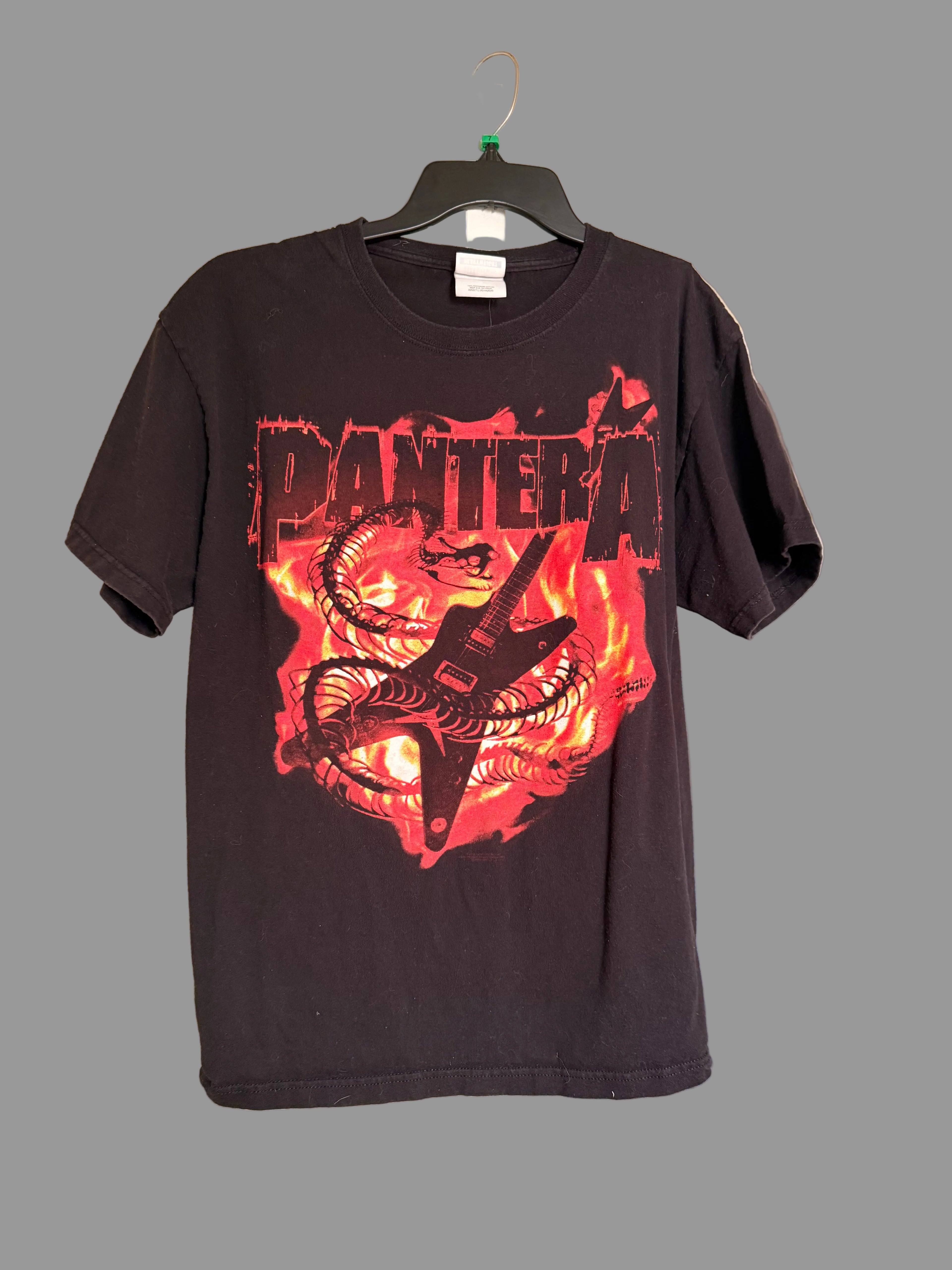 Pantera Graphic Tee – Black – Modern Reprint – Size L