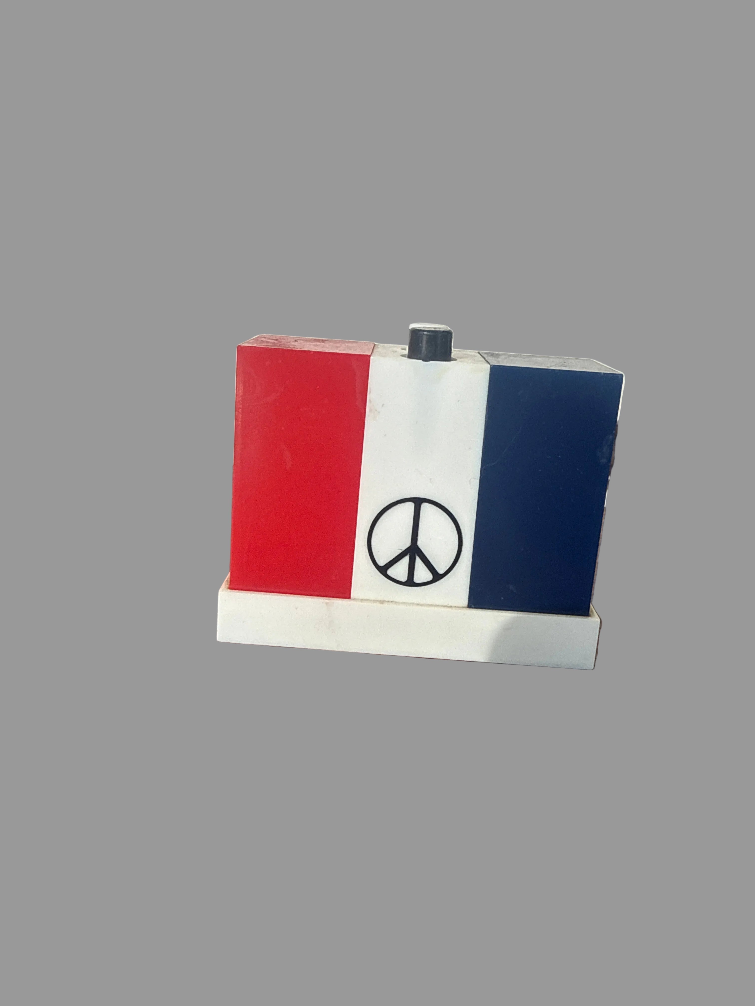 1970s Peace Sign Salt Shaker