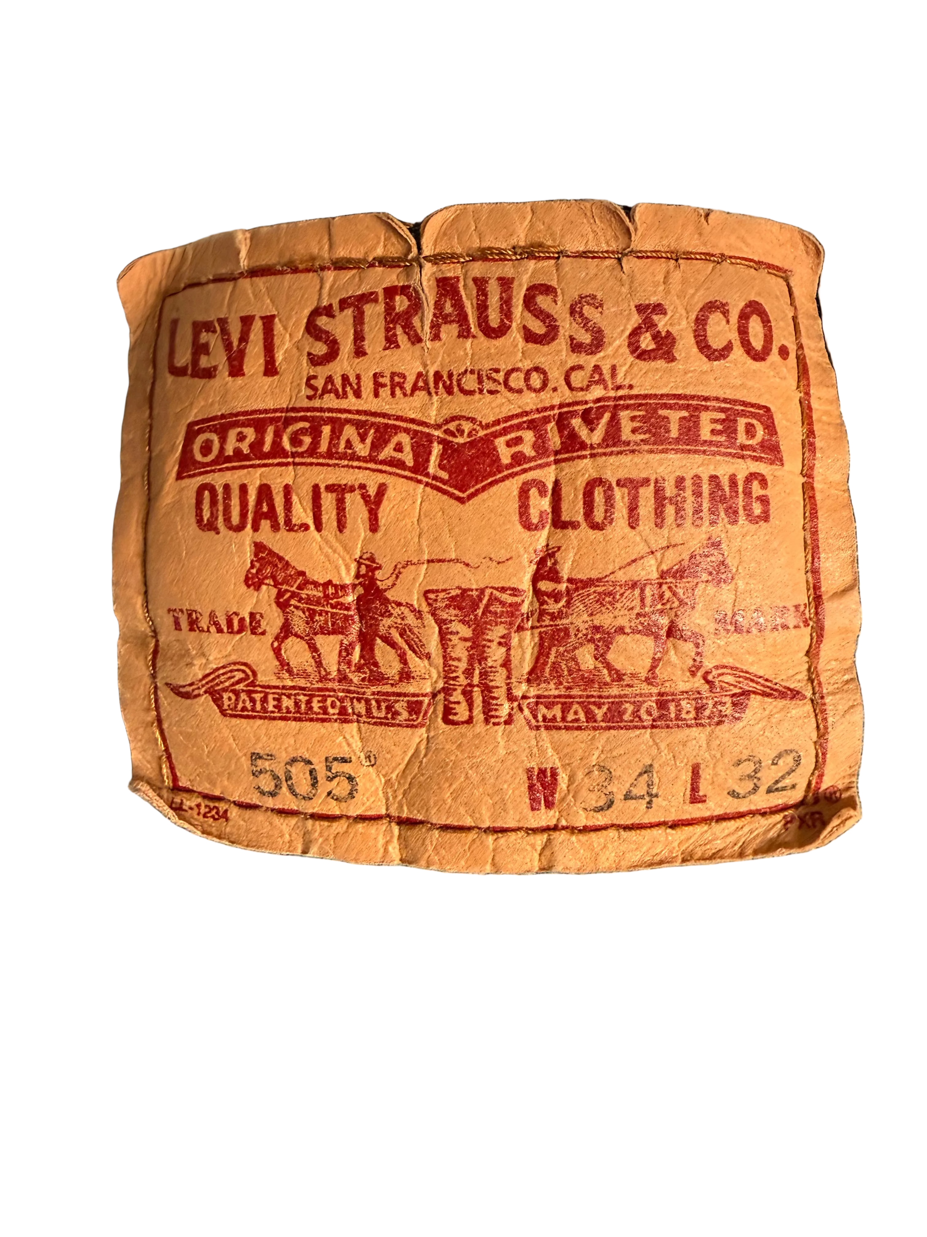 Levi’s 505 Jeans 34x32 Light Wash Straight Leg Vintage Style Classic Fit